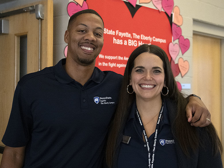 Admission counselors at our Penn State Day Open House.